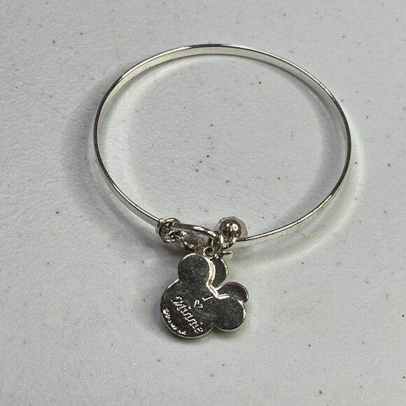 Disney Alex & Ani Minnie Mouse Silver Charm Bracelet - Picture 2 of 6